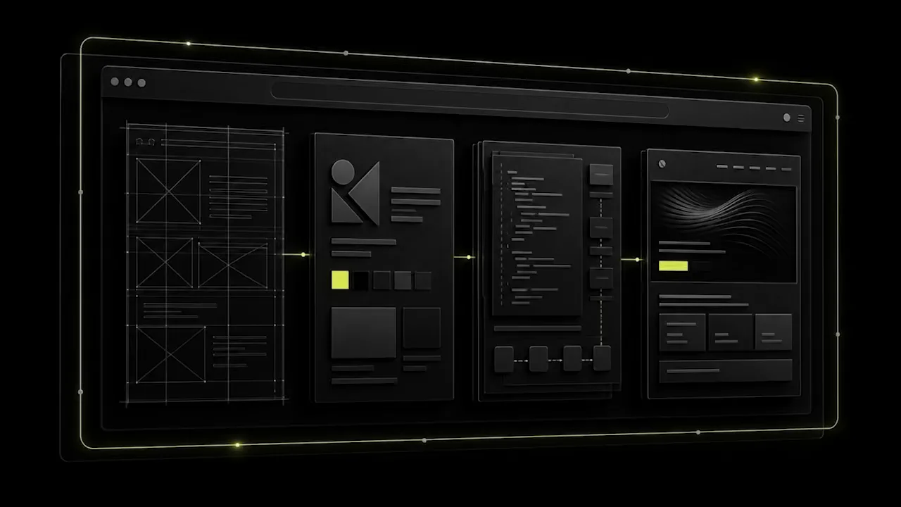 Vom Wireframe über das Design und den Code bis zur fertigen Website — die vier Schritte eines Projekts