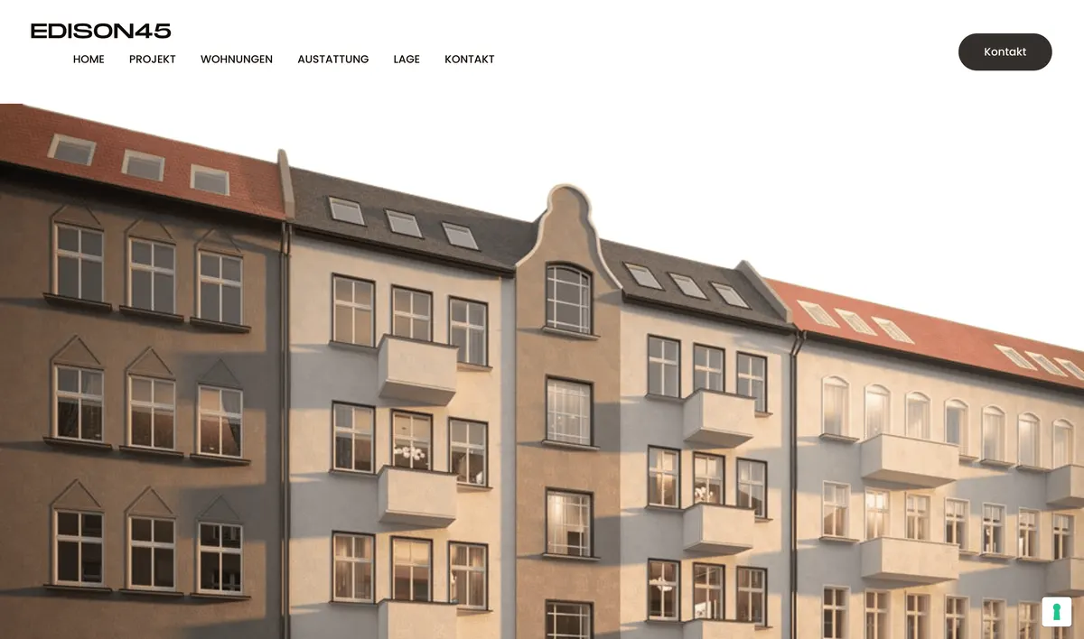 EDISON 45 — Projekt-Website von futrlab