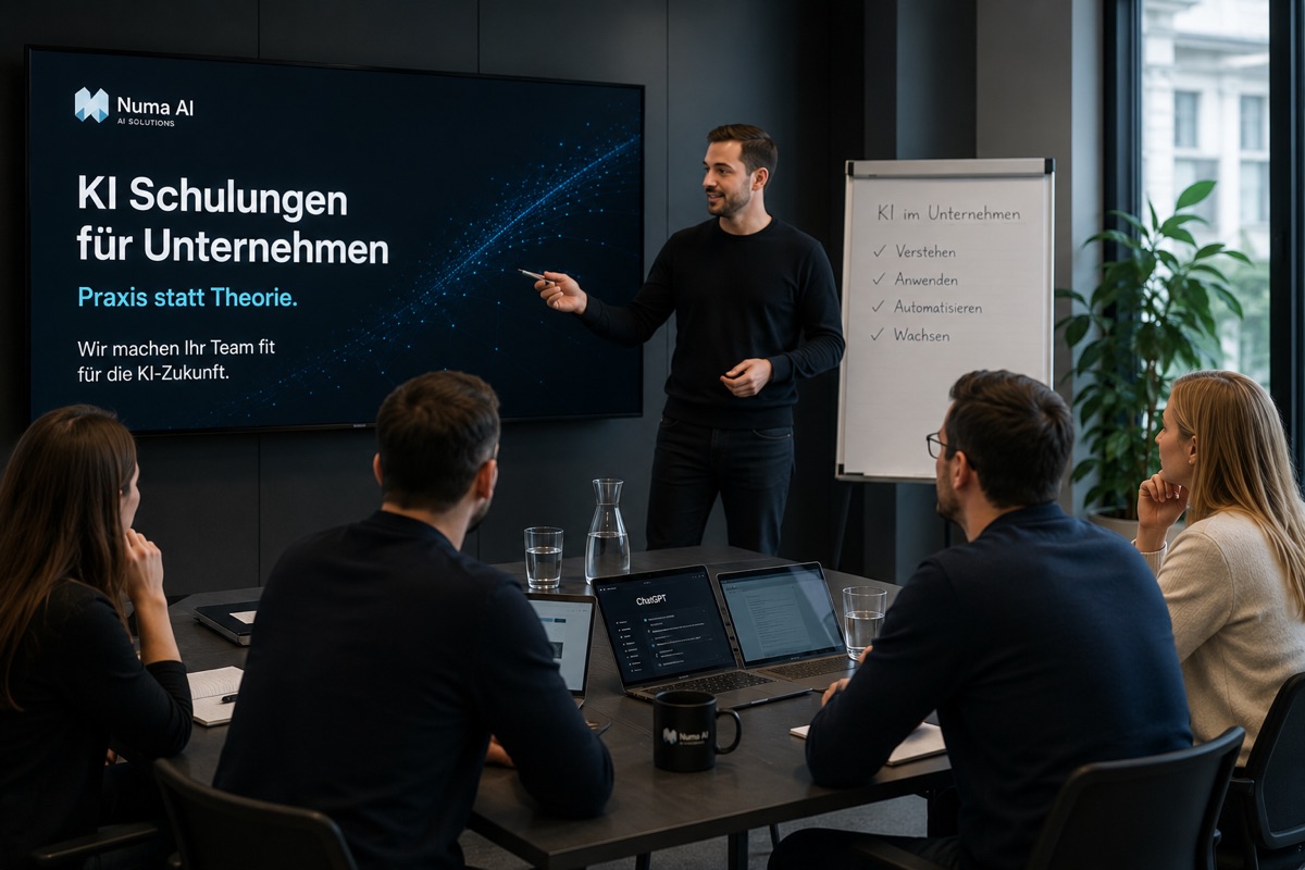 Numa AI — KI-Schulung für Unternehmen im Meetingraum